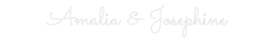 Individuelles Neon: Amalia & Jose...