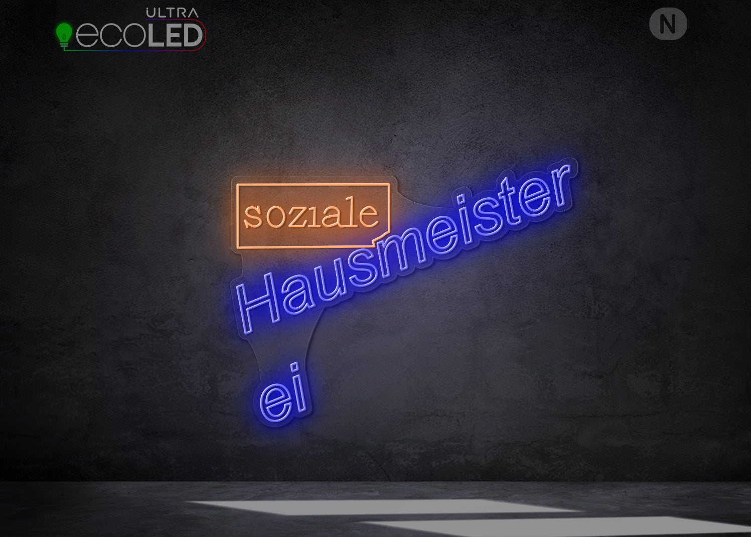 Individuelles Neonschild