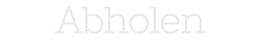 Individuelles Neon: Abholen