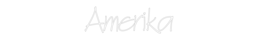 Individuelles Neon: Amerika