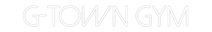 Individuelles Neon: G-Town Gym