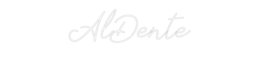 Individuelles Neon: AlDente