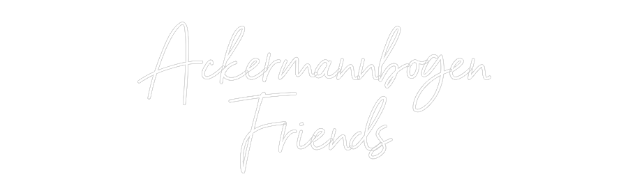 Individuelles Neon: Ackermannboge...