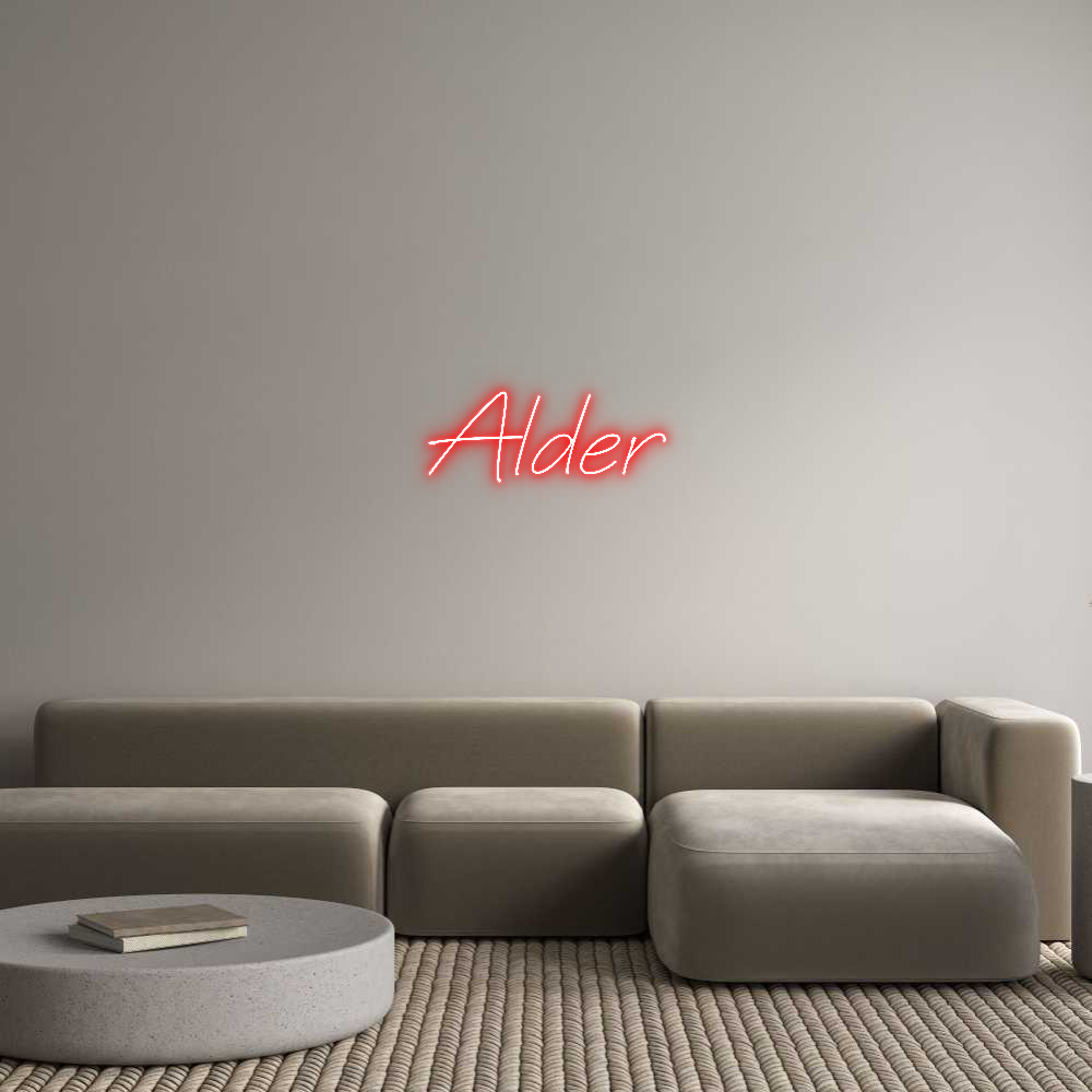 Individuelles Neon: Alder