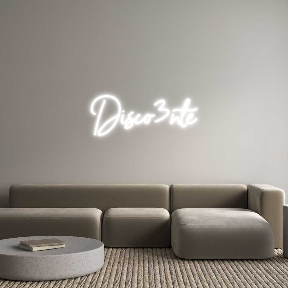 Individuelles Neon: Disco3nte