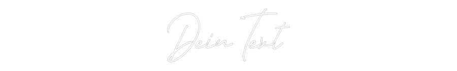 Individuelles Neon: Dein Text