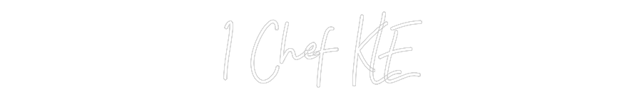 Individuelles Neon: 1 Chef KLE