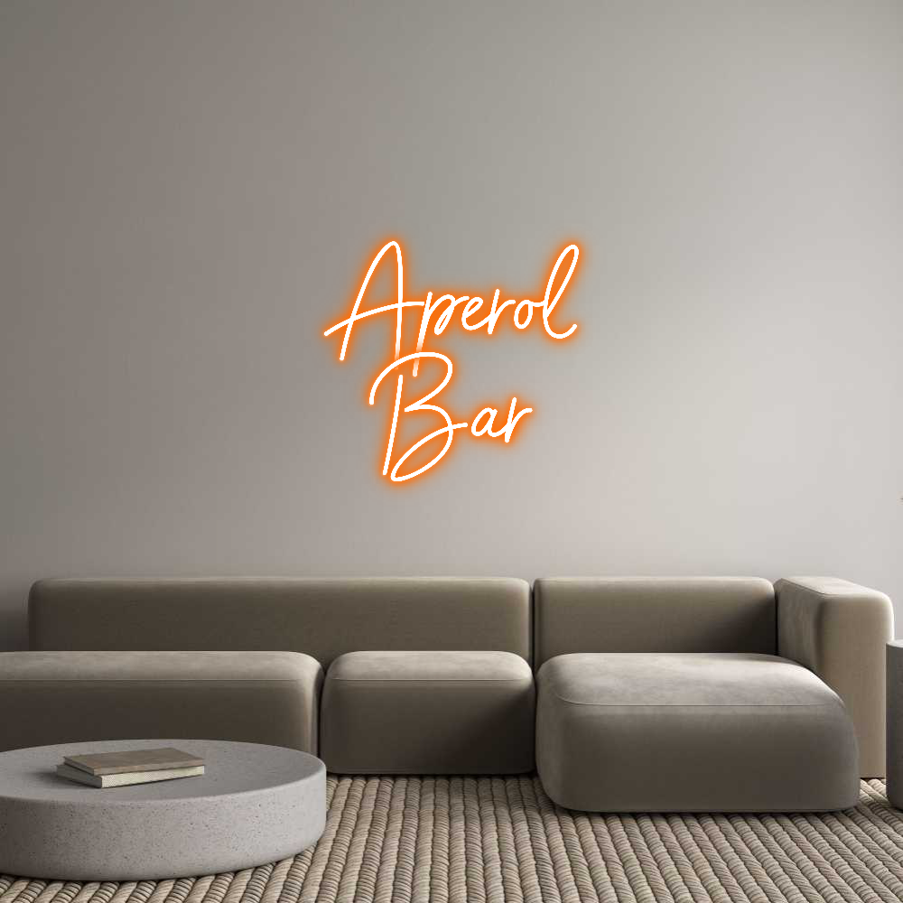 Individuelles Neon: Aperol
Bar