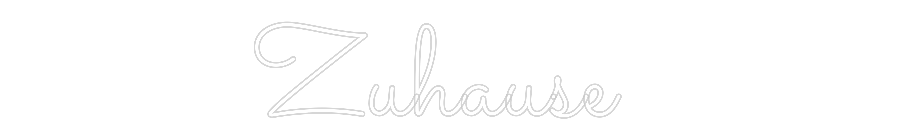 Individuelles Neon: Zuhause