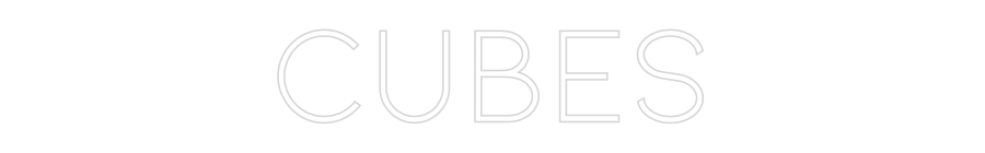 Individuelles Neon: CUBES