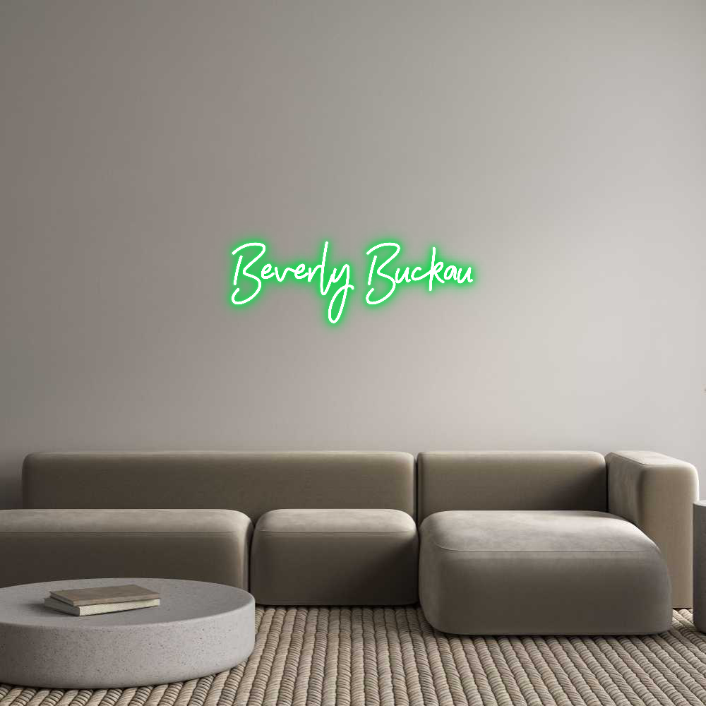 Individuelles Neon: Beverly Buckau