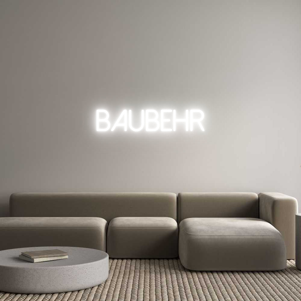 Individuelles Neon: BauBehr
