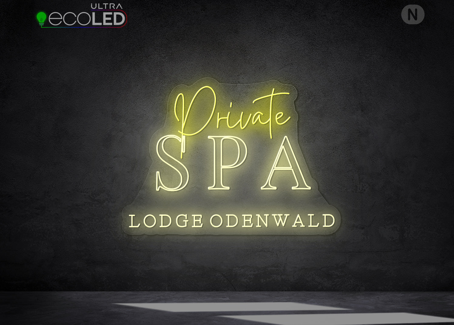 Individuelles Neonschild