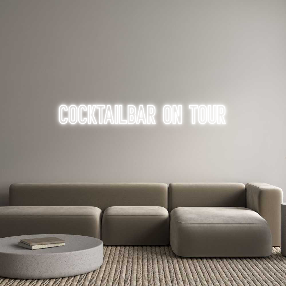 Individuelles Neon: COCKTAILBAR O...