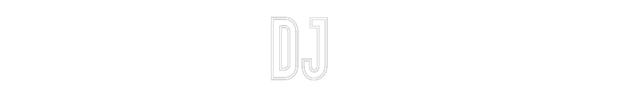 Individuelles Neon: DJ