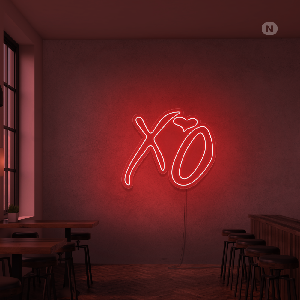 Neon Schild XO