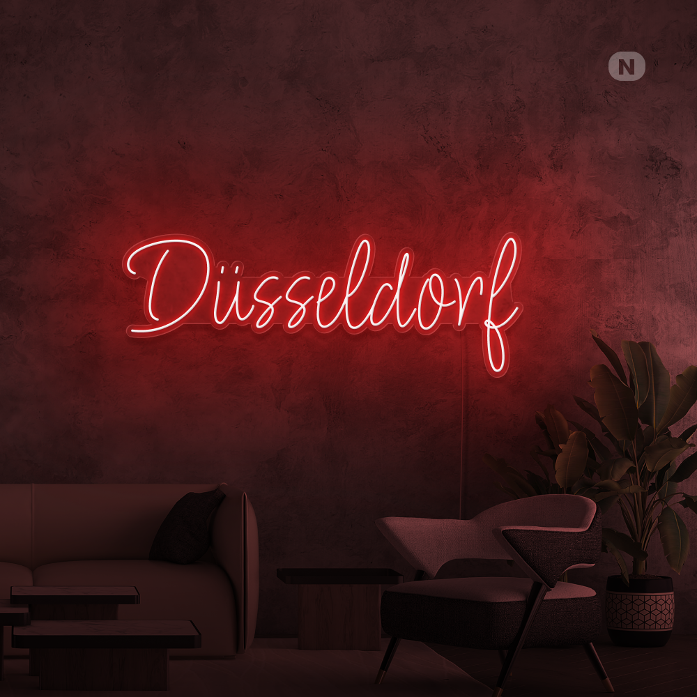 Neon Schild Düsseldorf