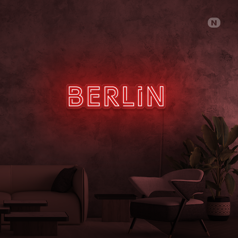 Neon Schild Berlin