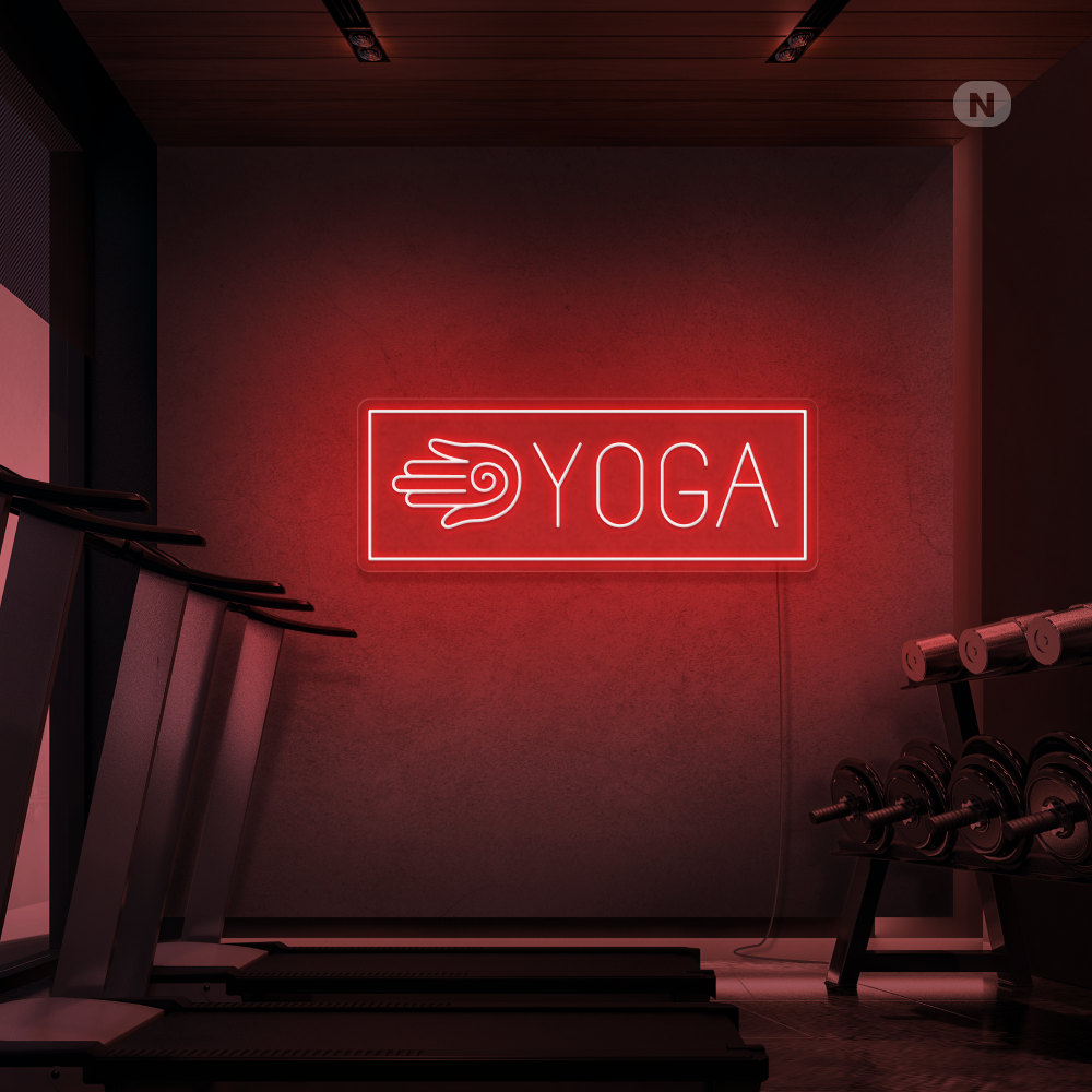 Neon Schild Yoga