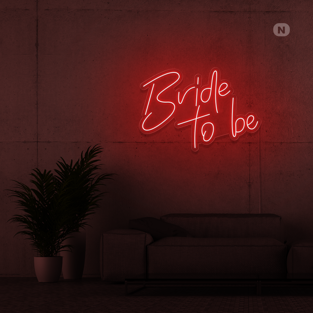 Neon Schild Bride To Be