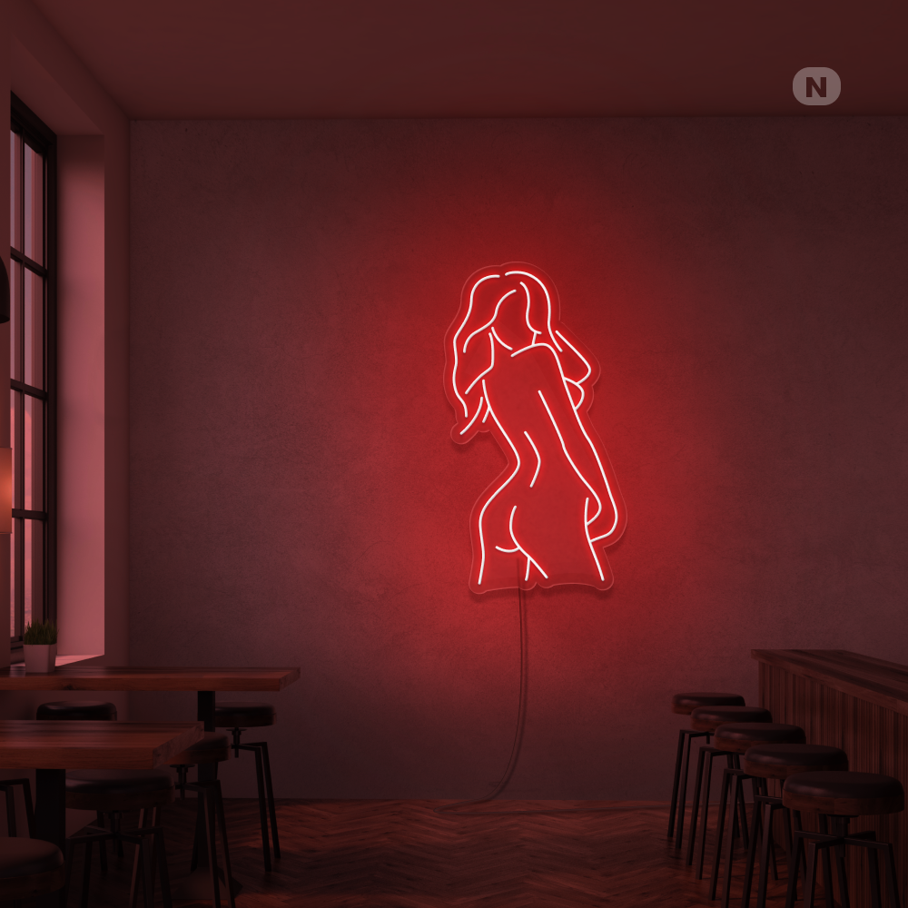 Neon Schild Exotisches Girl