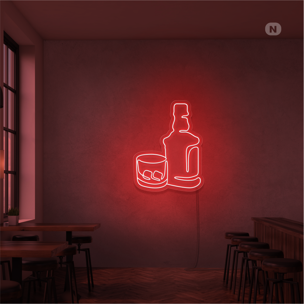 Neon Schild Whisky