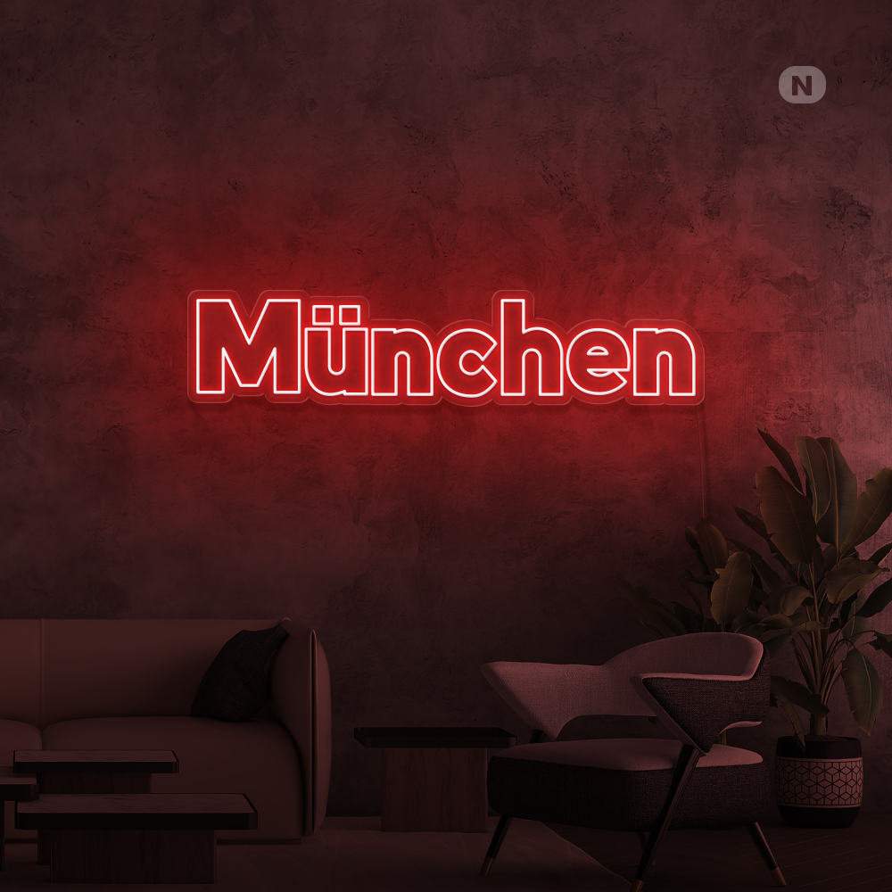 Neon Schild München