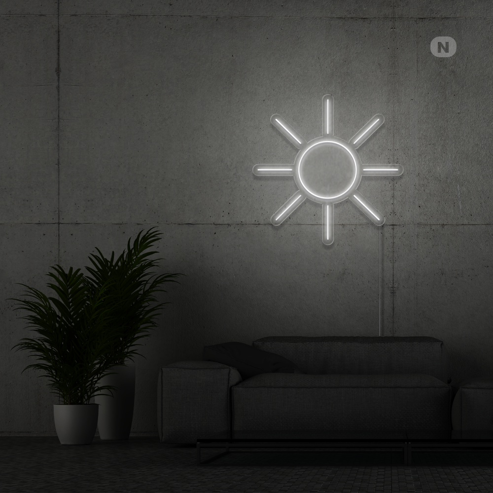 Neon Schild Sonne