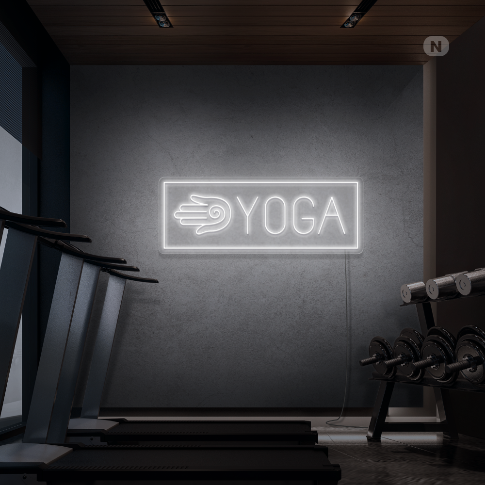 Neon Schild Yoga