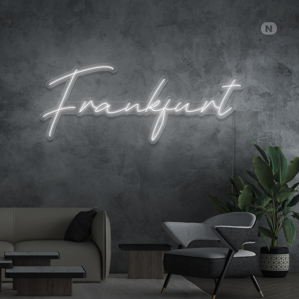 Neon Schild Frankfurt