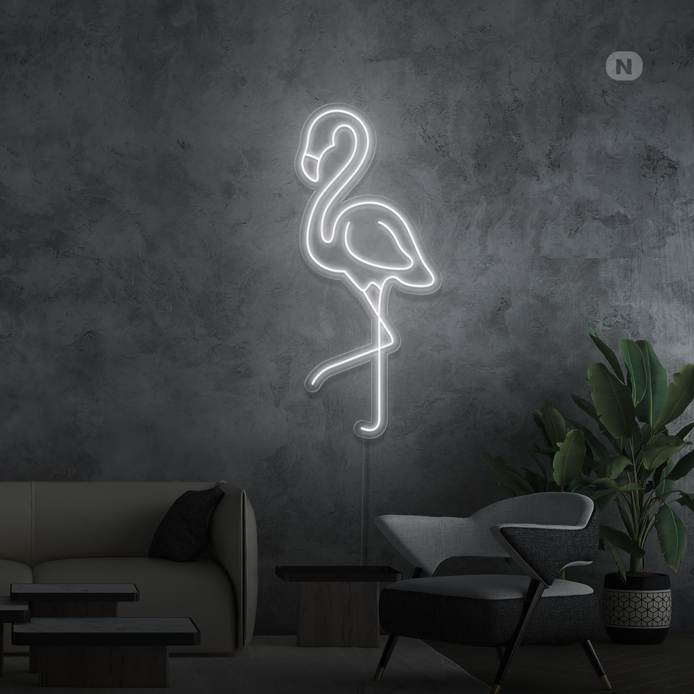 Neon Schild Flamingo