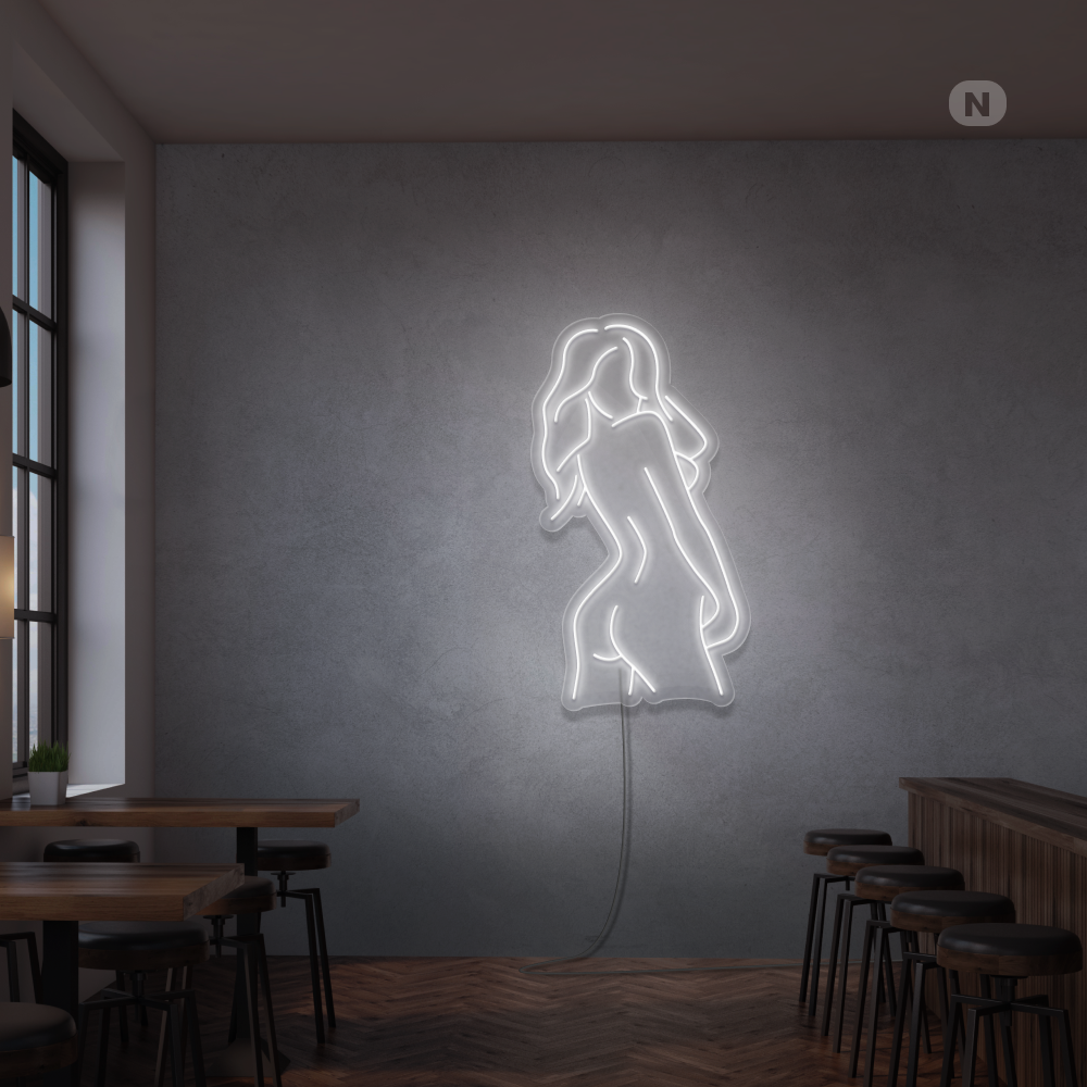 Neon Schild Exotisches Girl