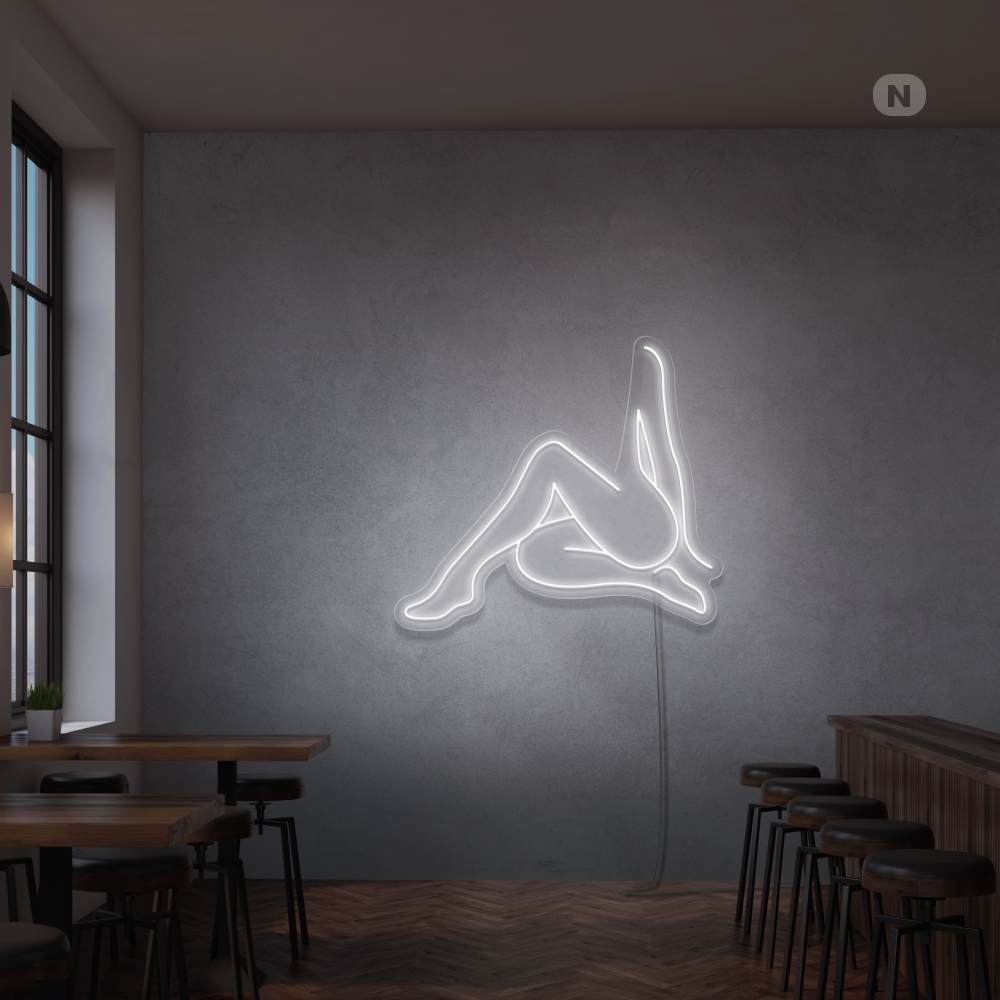 Neon Schild Sexy Mädchen