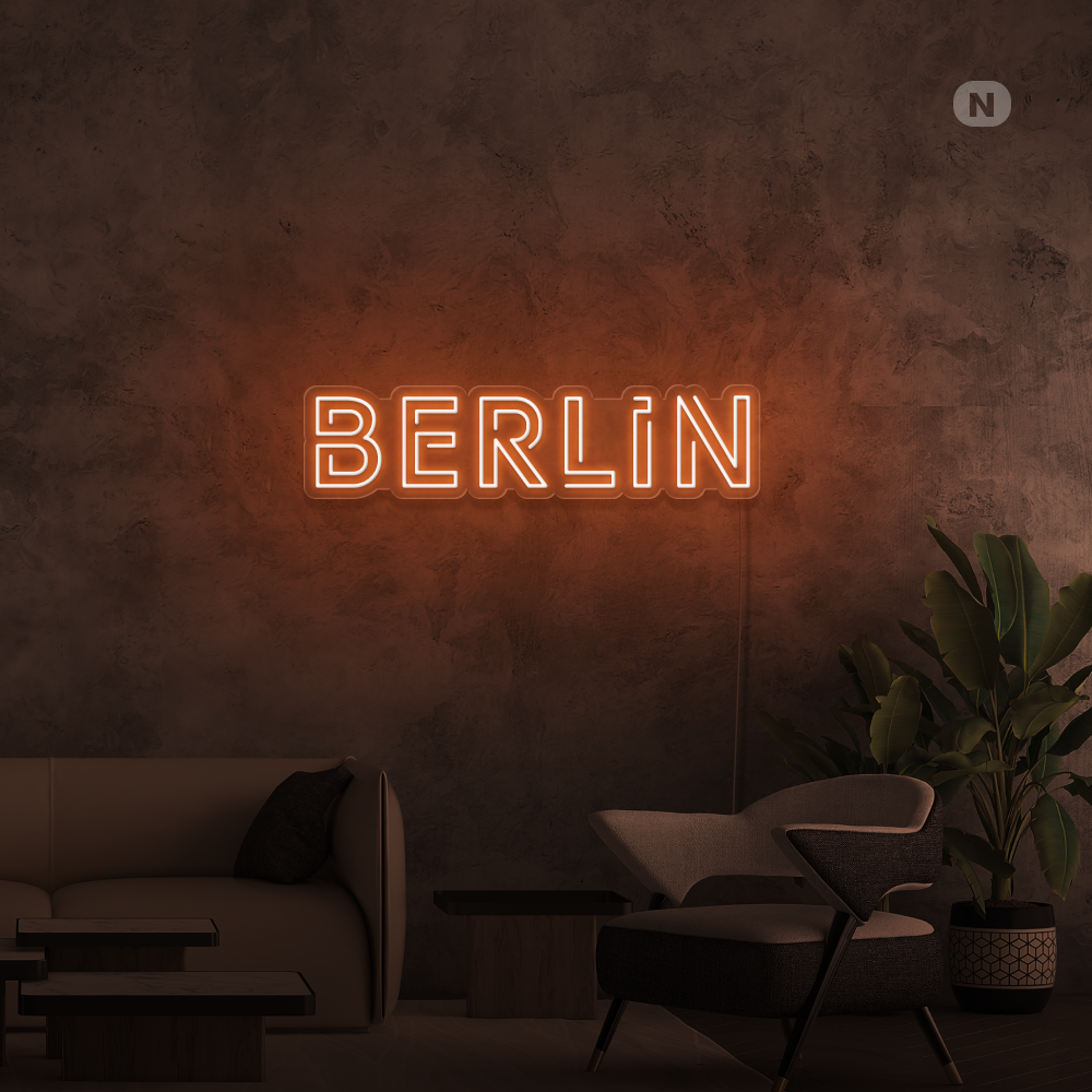 Neon Schild Berlin