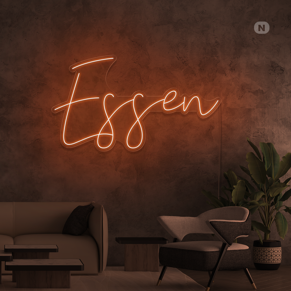 Neon Schild Essen