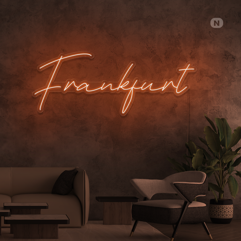 Neon Schild Frankfurt