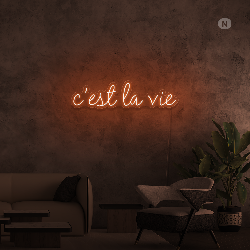Neon Schild cestlavie