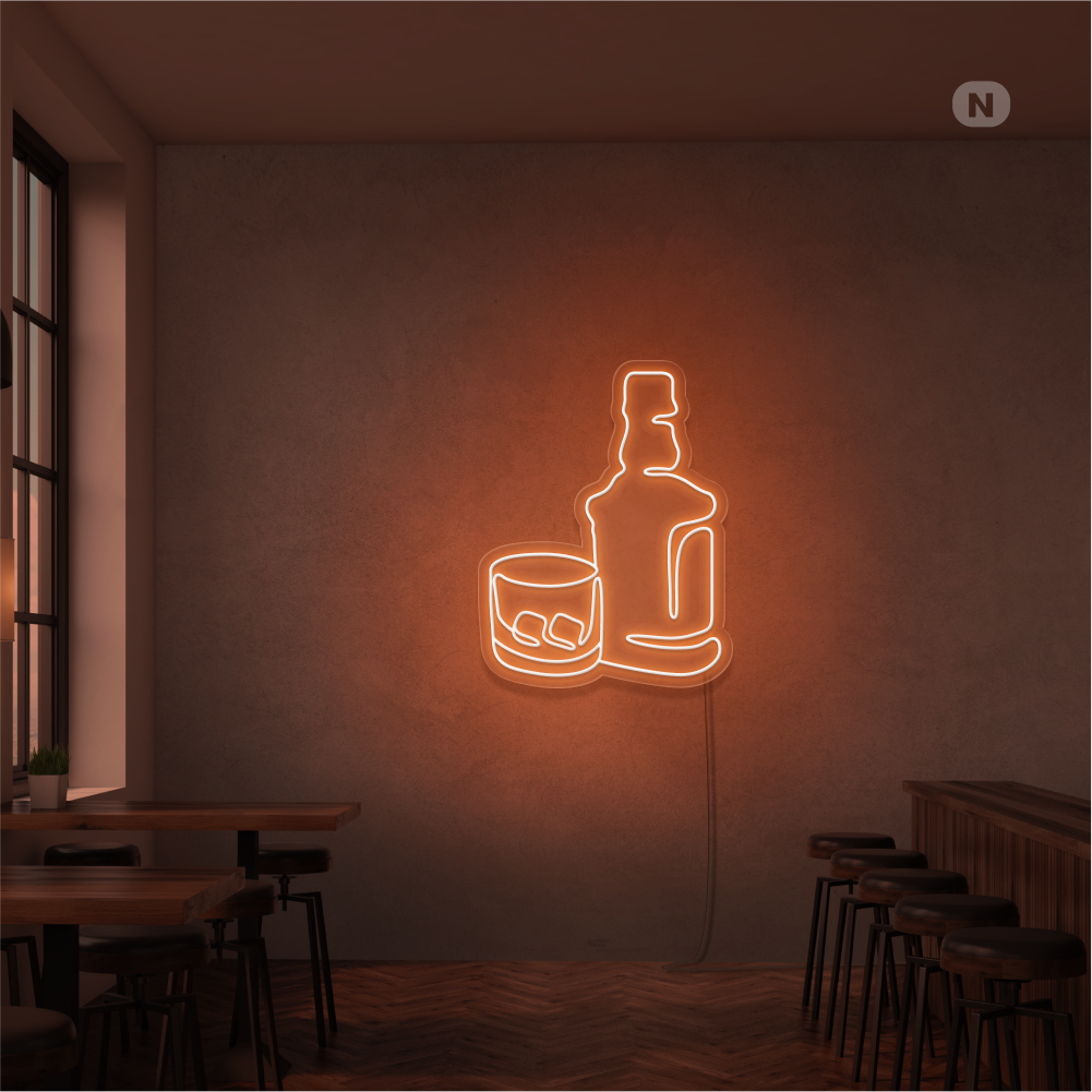 Neon Schild Whisky