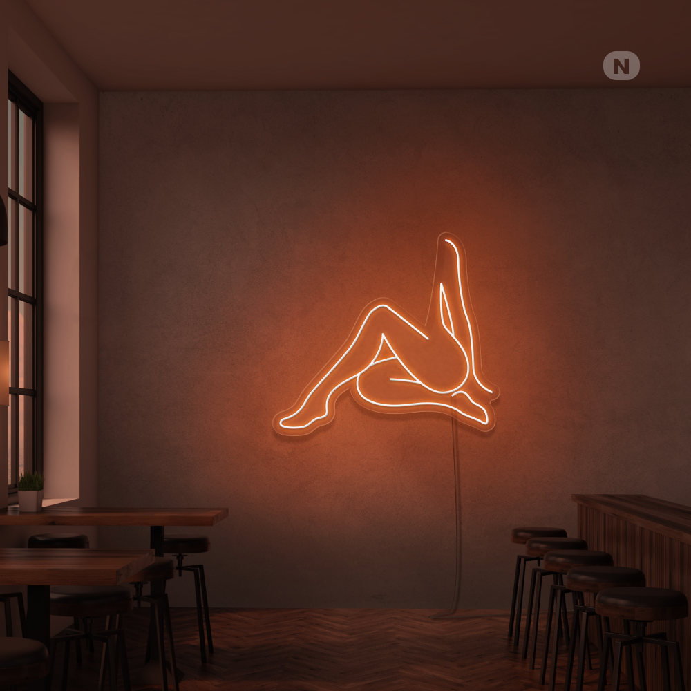 Neon Schild Sexy Mädchen