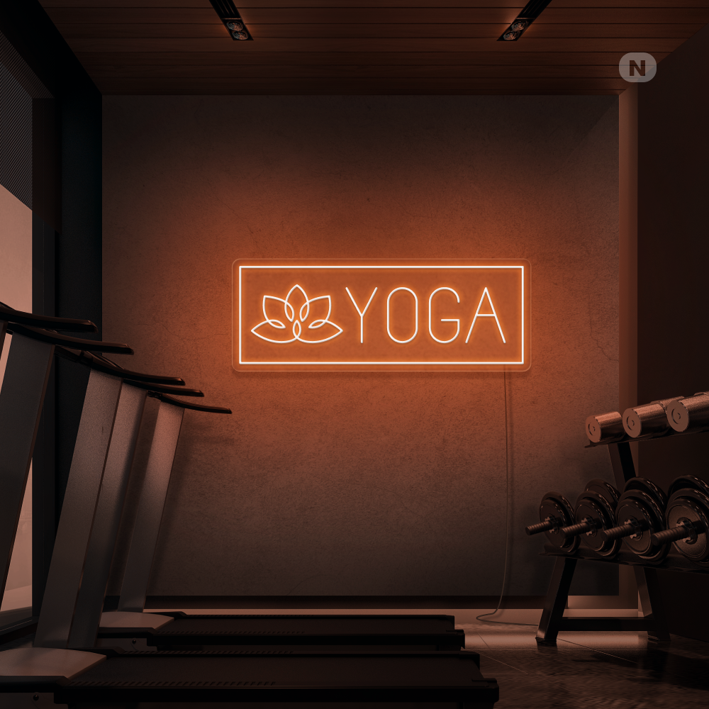 Neon Schild Yoga