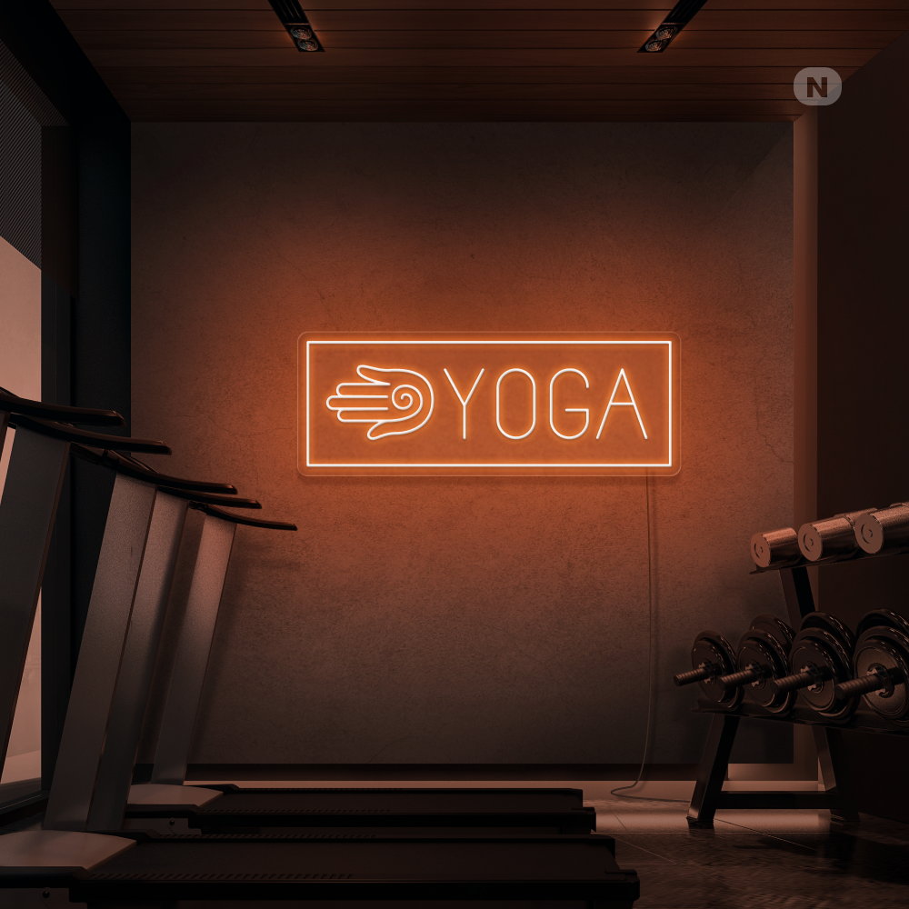 Neon Schild Yoga