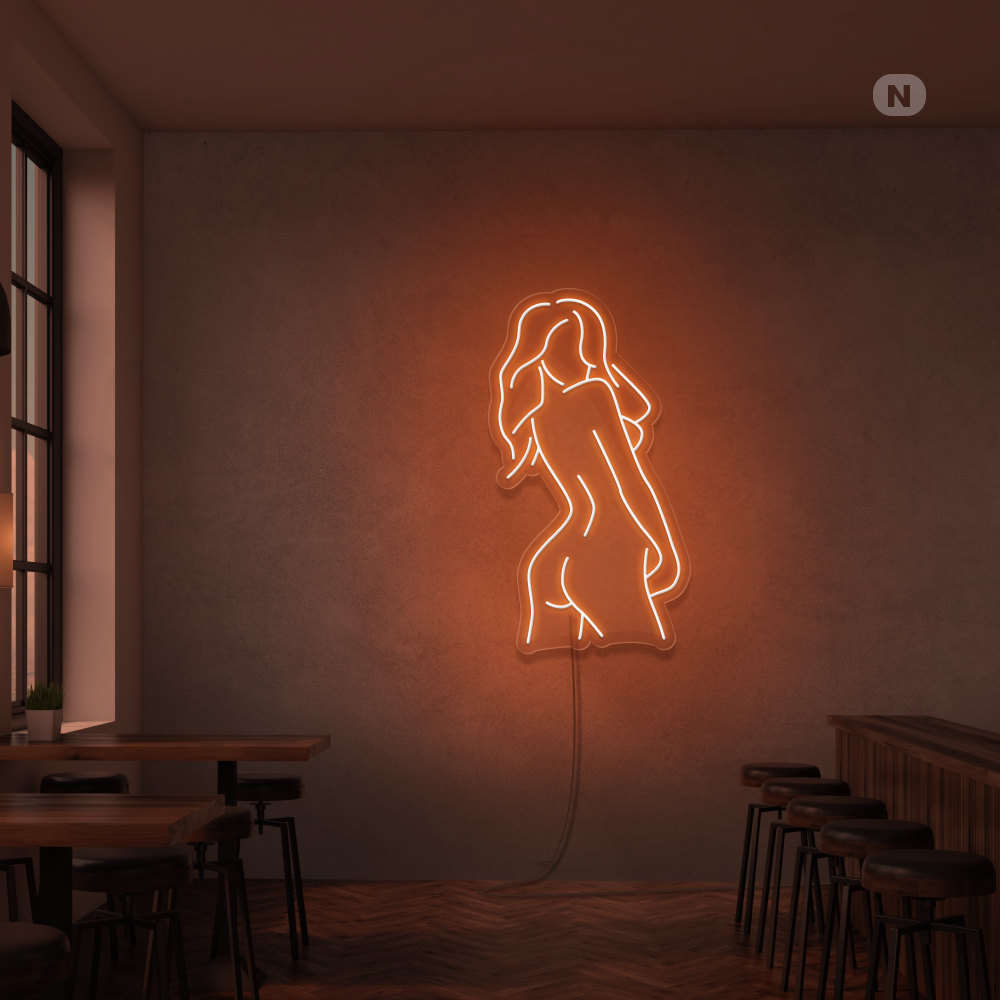 Neon Schild Exotisches Girl