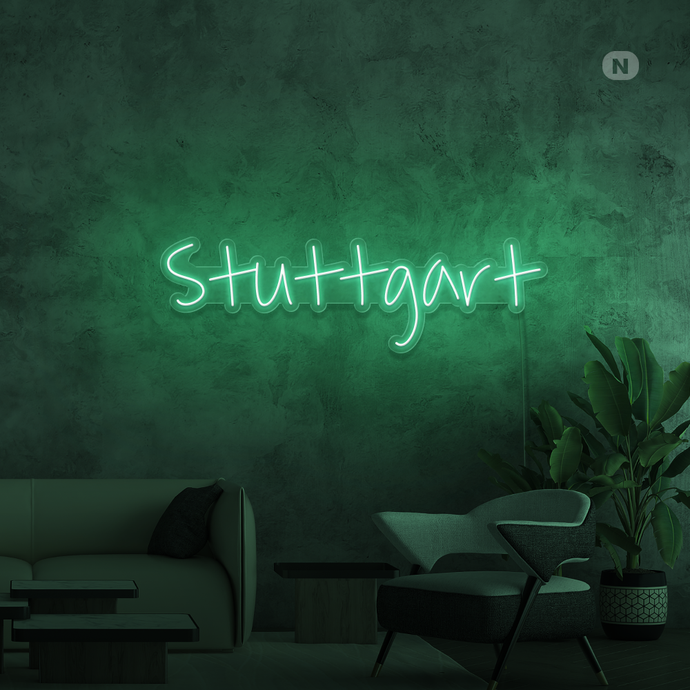 Neon Schild Stuttgart