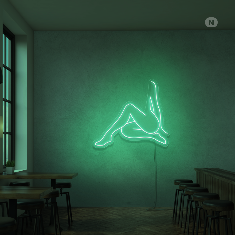 Neon Schild Sexy Mädchen