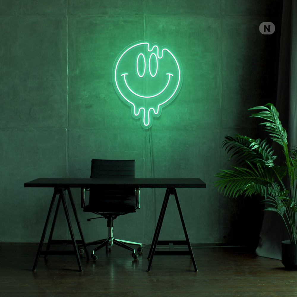 Neon Schild Smiley