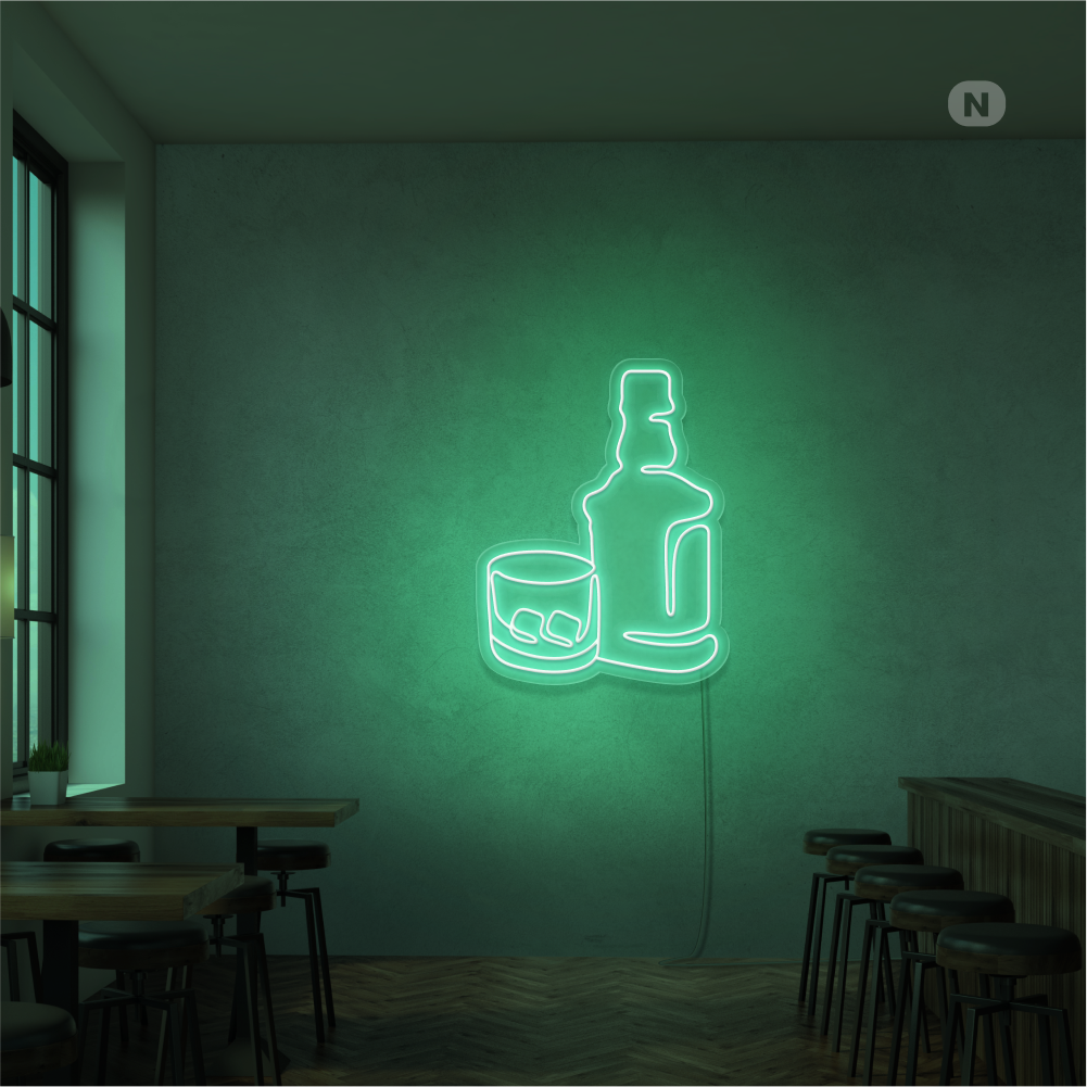 Neon Schild Whisky