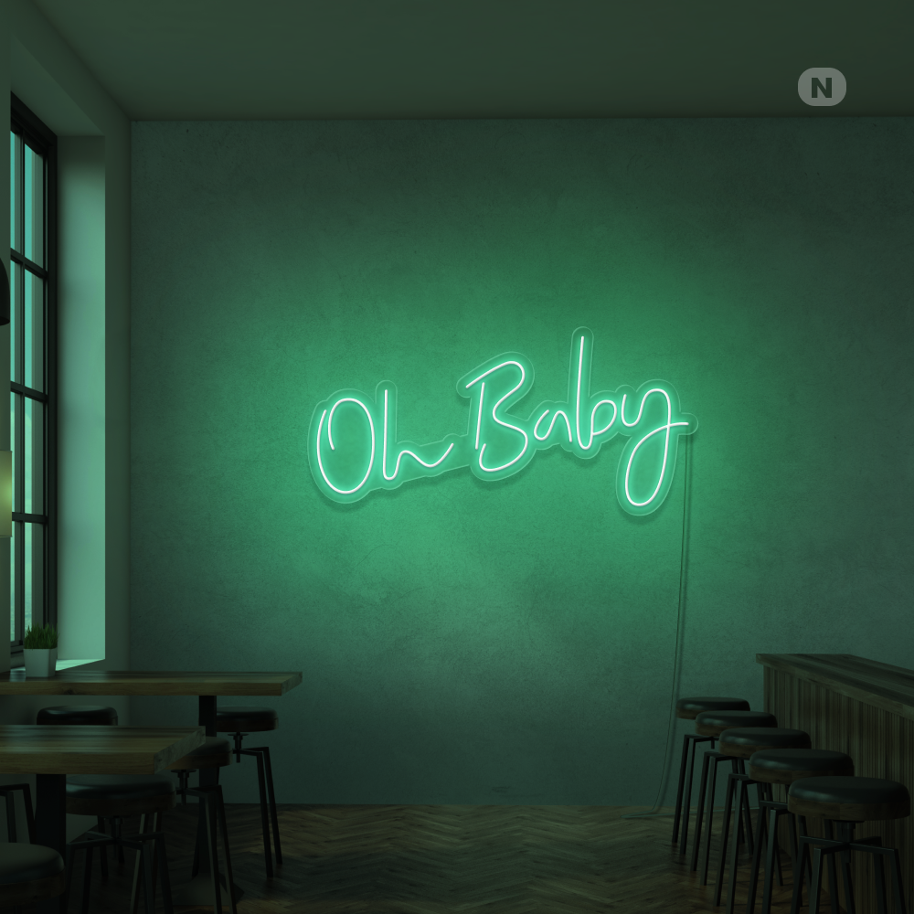 Neon Schild Oh Baby