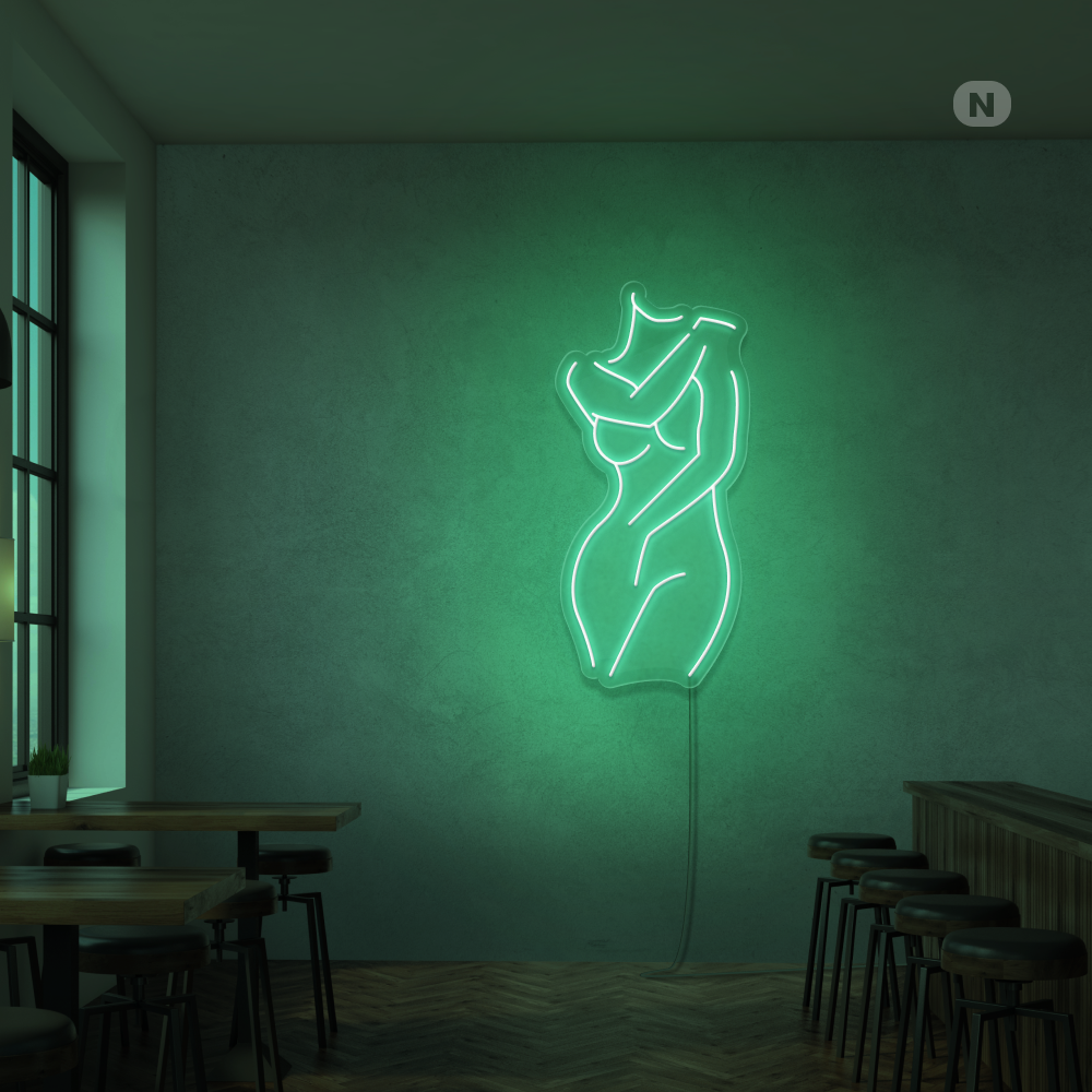 Neon Schild Sexy Mädchen