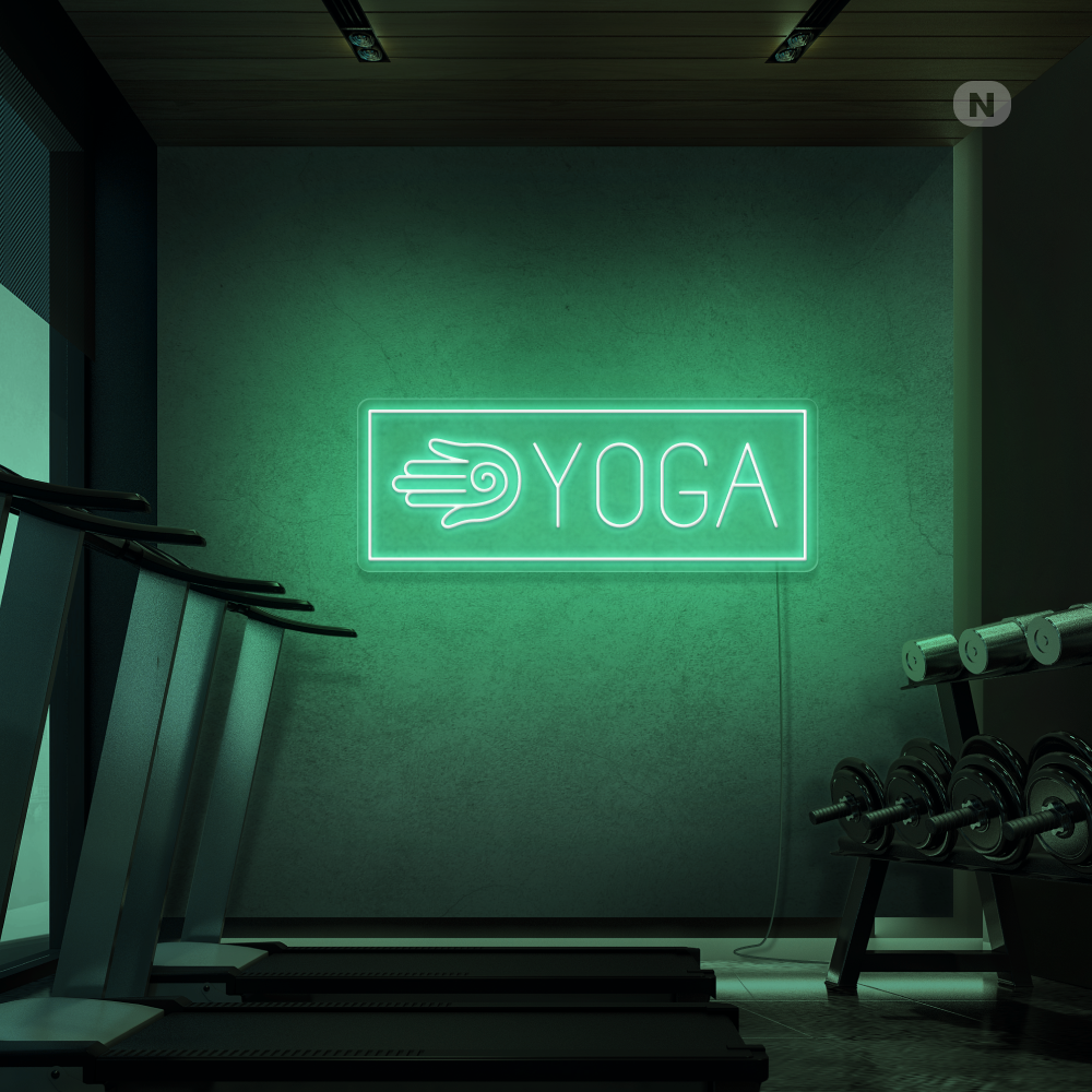 Neon Schild Yoga