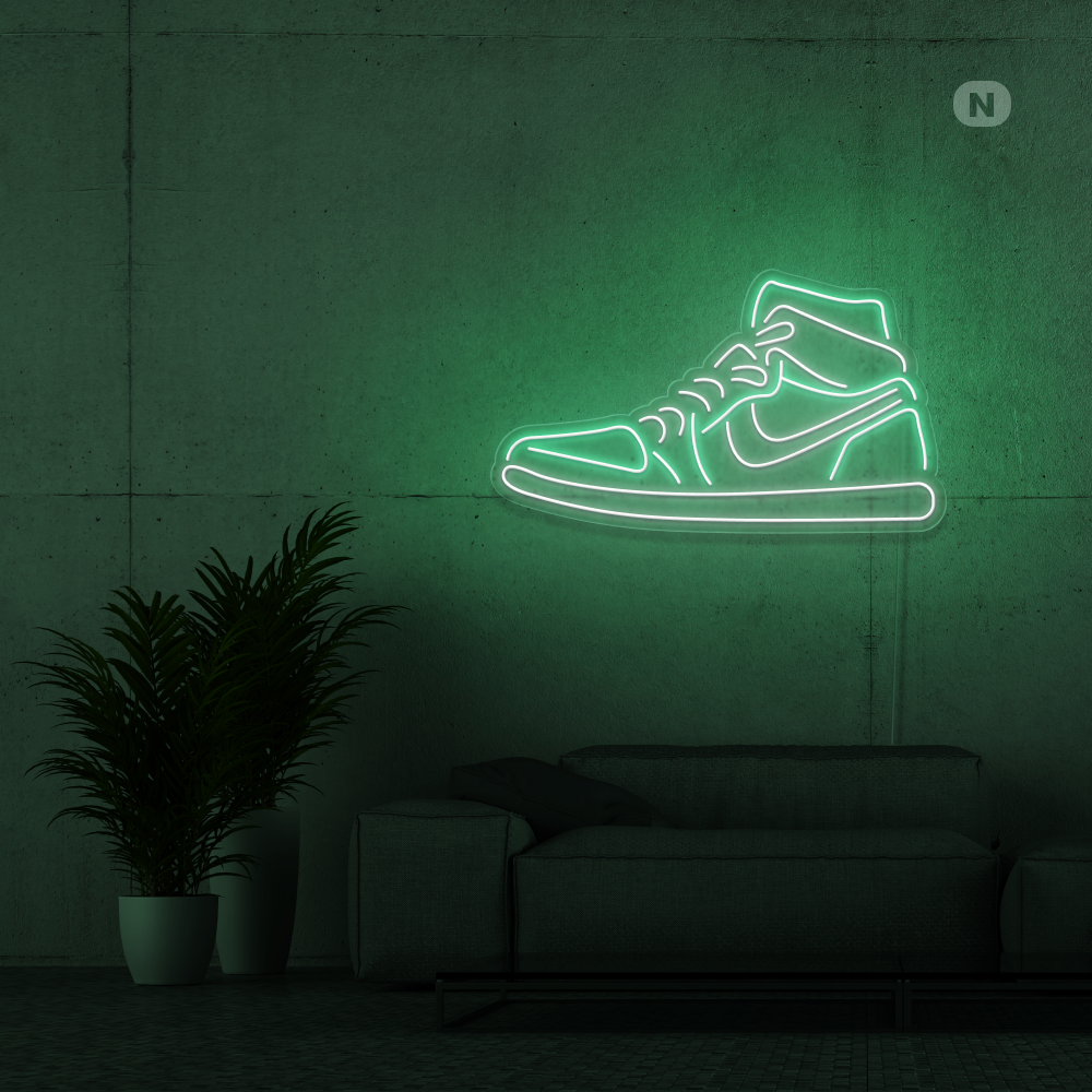 Neon Schild Schuh